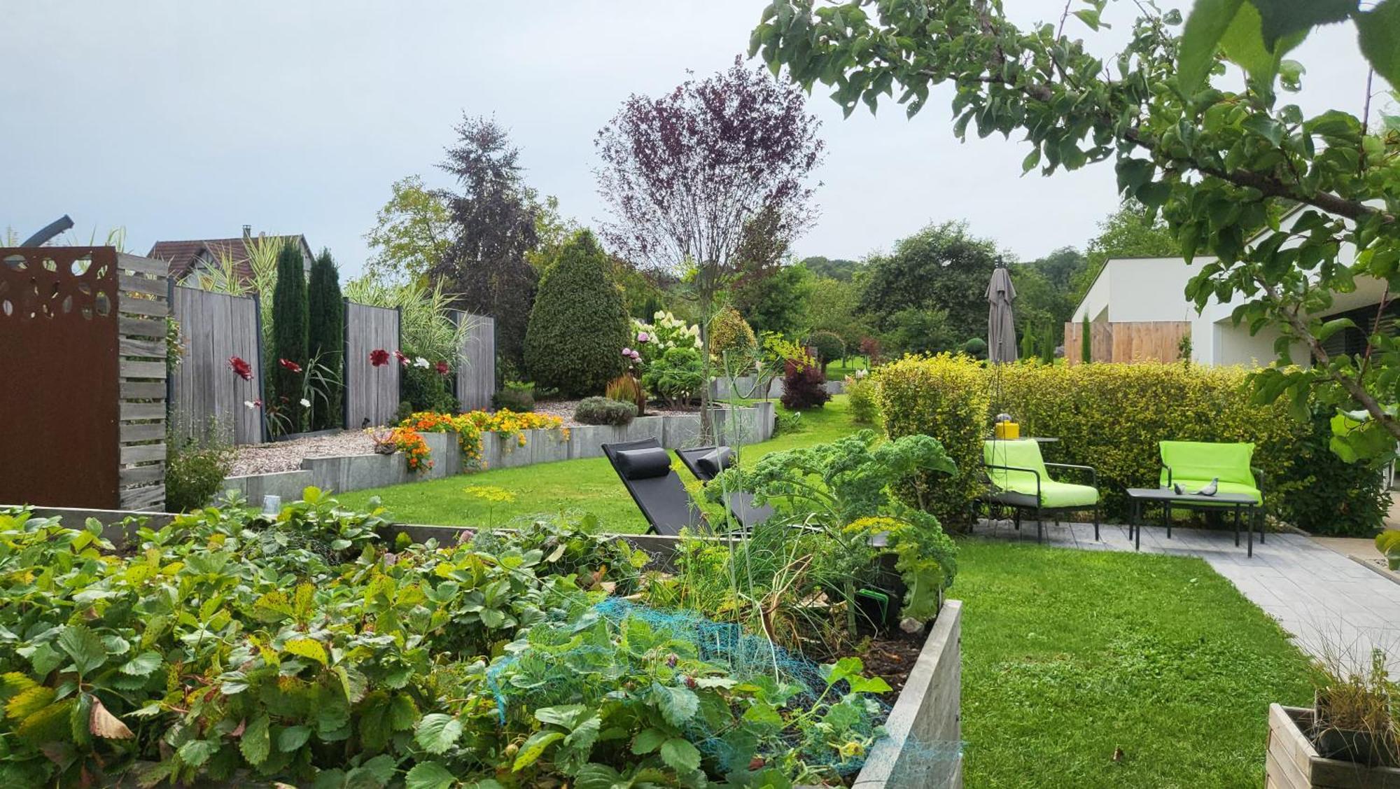 Le Jardin Des Pies Bed and Breakfast Manspach Eksteriør billede